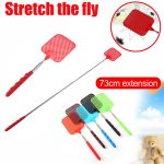 Kreative ausziehbare Kunststoff-Fliegenklatsche, Sommerzubehör, Mückenklatsche – Bild 6