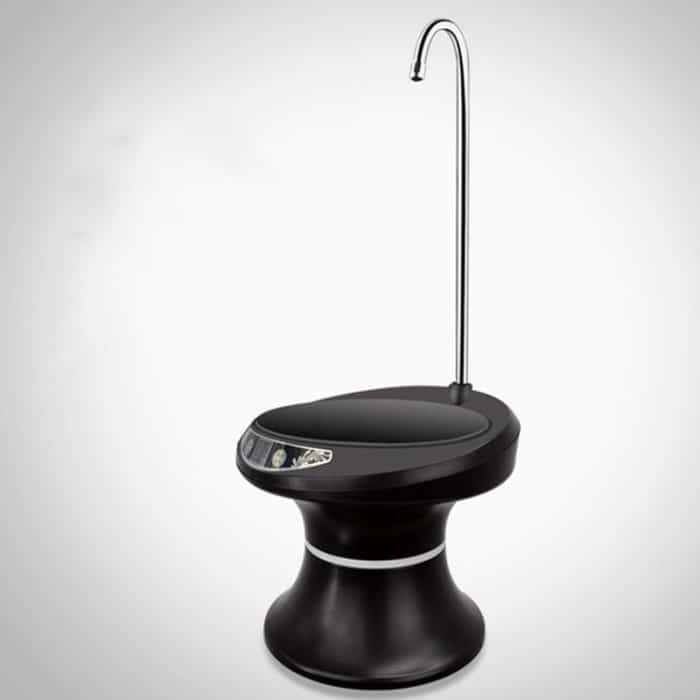 Tablett-Eimer-Wasserpumpe, USB wiederaufladbar, kabelloser elektrischer Mineralwasser-Eimer, automatischer Wasserspender, Black, White – Bild 2