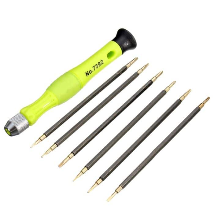 7 in 1 tragbares Schraubendreher-Kit-Set Professionelles Reparaturwerkzeugset aus Chrom-Vanadium-legiertem Stahl – Bild 3