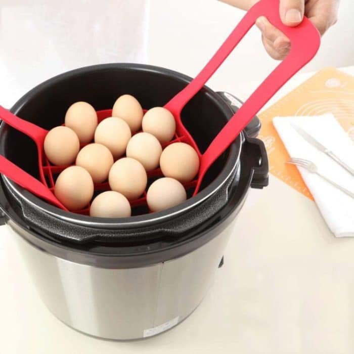 Steamer Sling Schnellkochtopf Silikon-Dampfgarer, Silicone Steamer – Bild 3