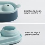 Eiskugelform, lebensmittelechtes Silikon, Eisgitter, Doppelkugel-Eisherstellungsform, Ball Shape(Blue), Ball Shape(Green, Ball Shape(Gray) – Bild 3