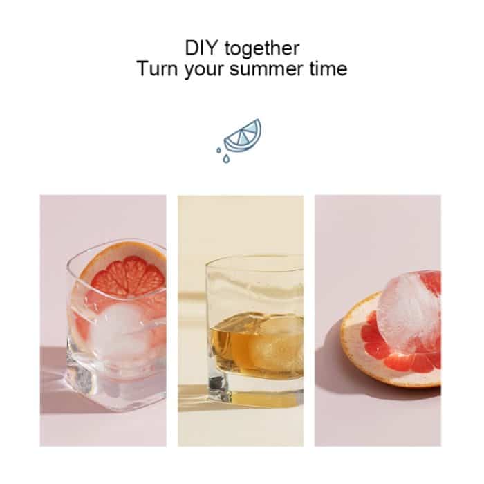 Eiskugelform, lebensmittelechtes Silikon, Eisgitter, Doppelkugel-Eisherstellungsform, Ball Shape(Blue), Ball Shape(Green, Ball Shape(Gray) – Bild 7