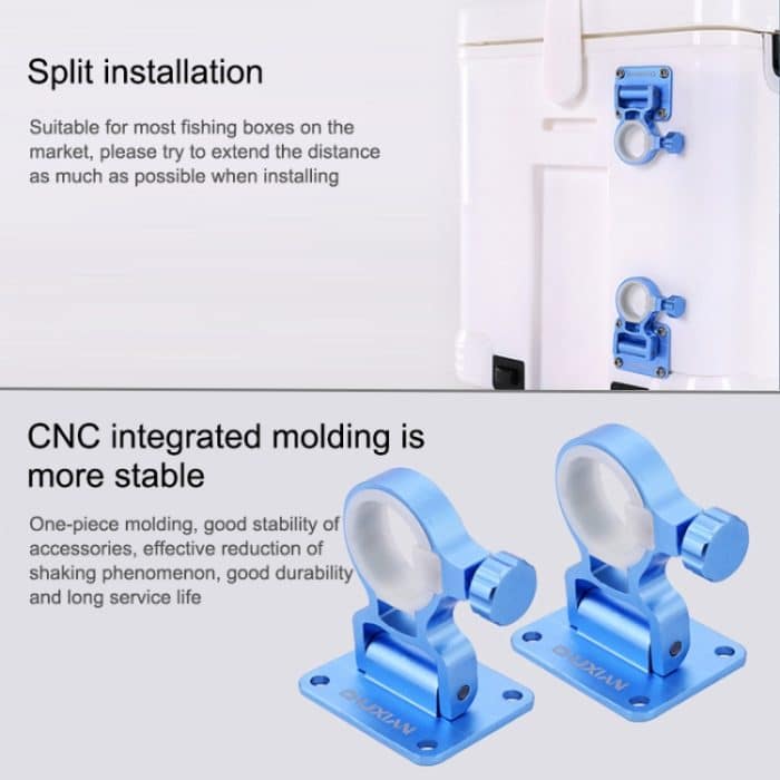 2 Stück geteilter Schirmständer für faltbaren Schirmständer, Angelbox – Bild 4