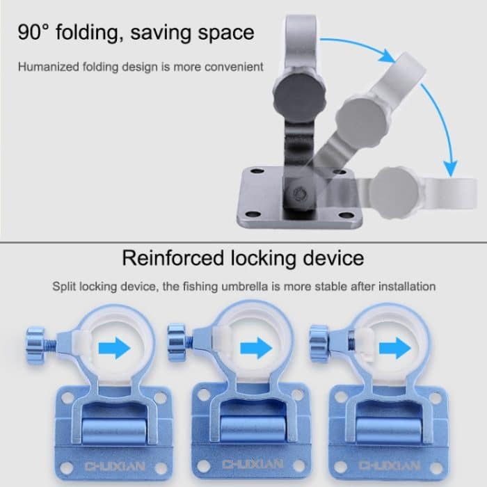 2 Stück geteilter Schirmständer für faltbaren Schirmständer, Angelbox – Bild 5
