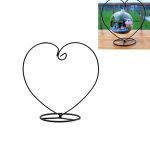 Herzförmiger Blumenständer Eisenrahmen Micro Landscape Ecological Bottle Shelf