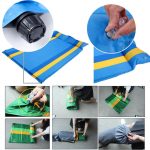 Aufblasbares automatisches SUV-Auto-aufblasbares Bett-Reise-Auto-im Freienluftmatratzen-Bett-Auto-Auto-Quellen-Bett-Reisebett, Orange, Blue – Bild 5