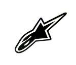 10 PCS Alpine Star Autoaufkleber Motorrad Auto Dekoration, Größe: 18x7,6cm