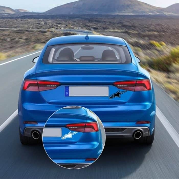 10 PCS Alpine Star Autoaufkleber Motorrad Auto Dekoration, Größe: 18x7,6cm – Bild 2