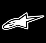 10 PCS Alpine Star Autoaufkleber Motorrad Auto Dekoration, Größe: 18x7,6cm – Bild 3