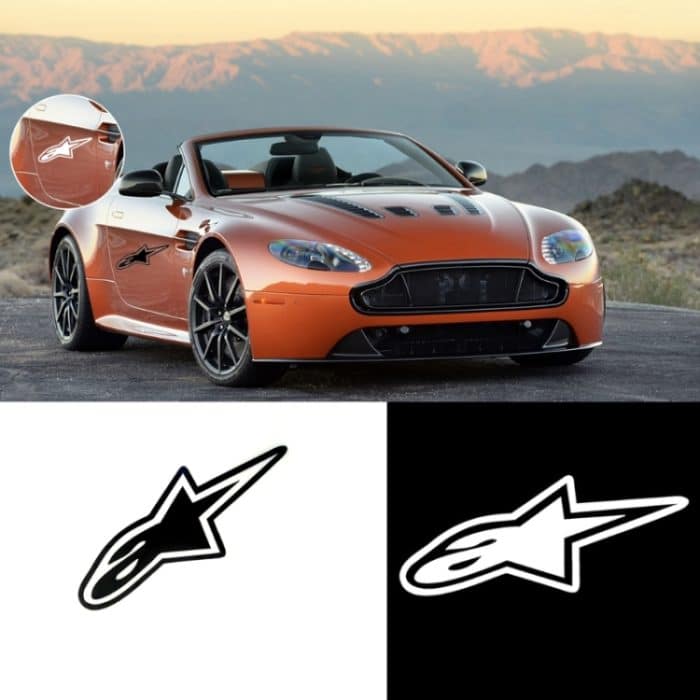 10 PCS Alpine Star Autoaufkleber Motorrad Auto Dekoration, Größe: 18x7,6cm – Bild 4