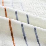 3-teiliges Handtuch-Badeset aus karierter Baumwolle – Bild 5