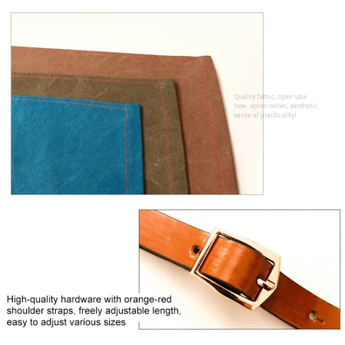 Männer Frauen Overalls Denim Schürze – Bild 4