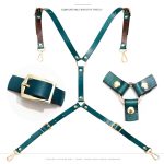 Männer Frauen Overalls Denim Schürze – Bild 5