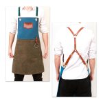 Männer Frauen Overalls Denim Schürze – Bild 6