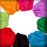 Kinder Cartoon Frosch Muster Schürze Zeichnung Ärmel Malerei Kleidung, Pink Small, Pink Large, Dark Red Small, Blue Cuff One Size – Bild 3