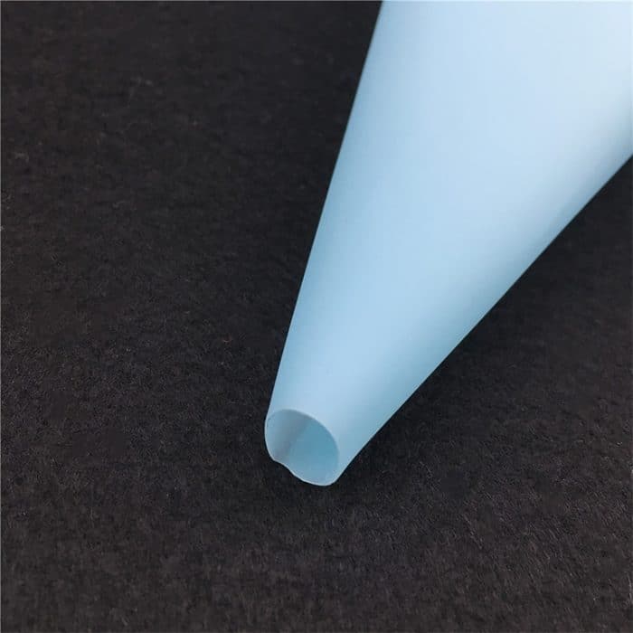 4 Stück Silikon-Icing-Piping-Creme-Spritzbeutel-Düsen-DIY-Kuchendekorationswerkzeuge, Cream Pastry Bag(Blue), Cream Pastry Bag(White), Cream Pastry Bag(Pink), Cream Pastry Bag(Green) – Bild 5