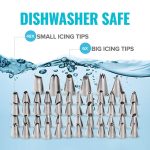 106-in-1 Kuchen-Drehteller-Set, Edelstahl-Dekorationsmund, Kuchendekorations-Backwerkzeug, 106 PCS/Set Purple, 106 PCS/Set Blue – Bild 2