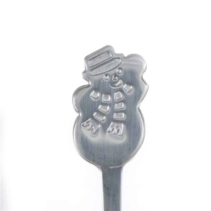 2 Sets Kreative Edelstahl Weihnachten Besteck Vierer-Set – Bild 4