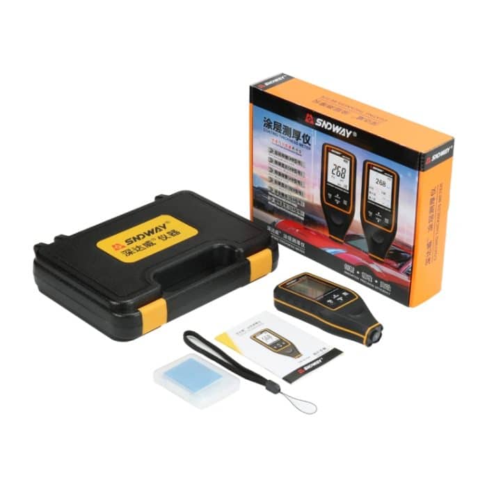 SNDWAY Hochpräzises Autolack-Finish-Beschichtungsdickenmessgerät, Lackmessgerät, SW6310A Standard Edition, SW6310B Upgrade Edition – Bild 8