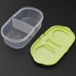 Aufbewahrungsbox für frisches Obst und Snacks, doppelzellige Clamshell-Crisper-Lebensmittelbox aus Kunststoff, Plastic Food Box – Bild 6