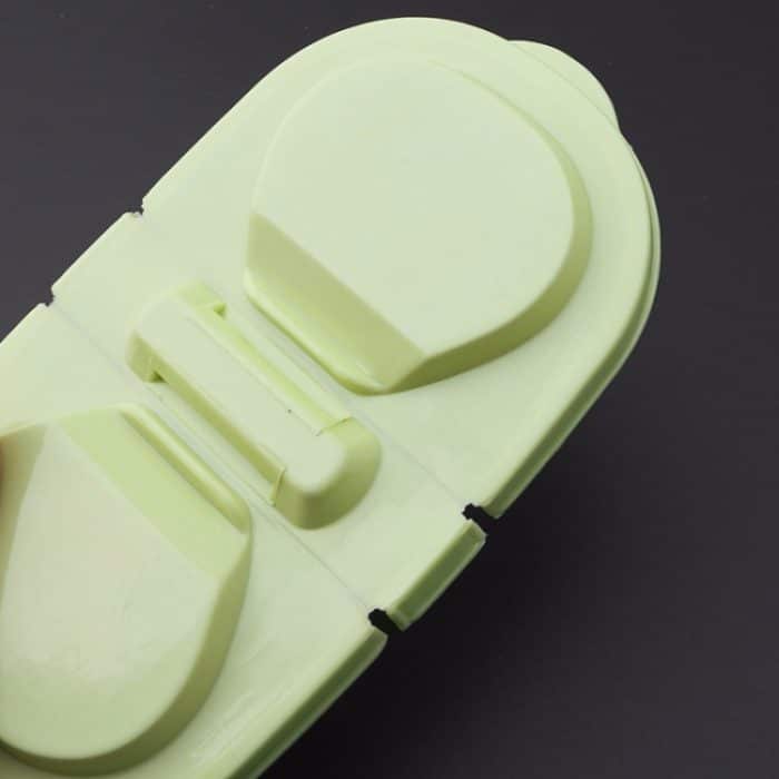 Aufbewahrungsbox für frisches Obst und Snacks, doppelzellige Clamshell-Crisper-Lebensmittelbox aus Kunststoff, Plastic Food Box – Bild 7