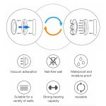 Badezimmer Traceless Manuelle Seife Flüssigkeit Box Kreative Saugnapf Wand-seifenspender Ohne Stanzen Kunststoff Seifenspender – Bild 3