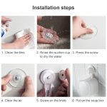 Badezimmer Traceless Manuelle Seife Flüssigkeit Box Kreative Saugnapf Wand-seifenspender Ohne Stanzen Kunststoff Seifenspender – Bild 7