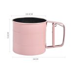 2 Stück Mehlsieb-Backwerkzeug, handgepresstes Mehlsieb – Bild 3