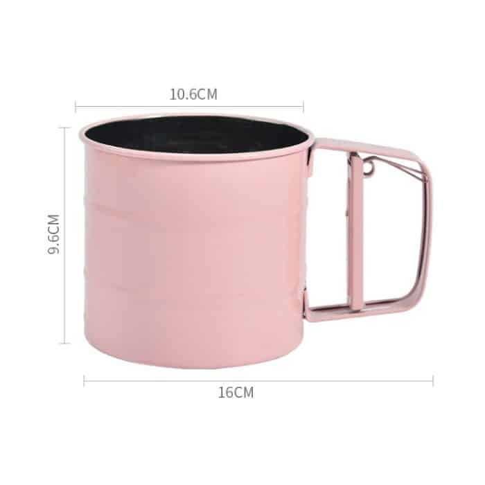 2 Stück Mehlsieb-Backwerkzeug, handgepresstes Mehlsieb – Bild 3