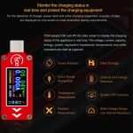 TC64 Farbe Ccreen PD Fast Charge Erkennung Typ-C-Spannung Strom-Meter Prüfvorrichtung – Bild 8