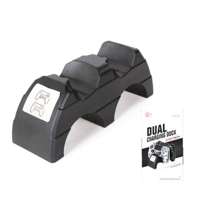 Für PlayStation 4 / PS4 Pro / PS4 Slim Wireless Controller LED-Anzeige Ladegerät Doppelgriff Dual USB-Ladedockstation Stand – Bild 4