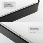 Moderne minimalistische Wohnzimmer Flur Treppe Wandleuchte LED Wandleuchte kreative Dekoration Beleuchtung, Black-15cm 6W, Black-30cm 12W, Black-48cm 18W, Black-58cm  24W, Silver-15cm 6W, Silver-30cm 12W, Silver-48cm 18W, Silver-58cm 24W – Bild 6