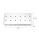 Edelstahl-Rauchbox Holzhackschnitzel-Grill-Rauchbox – Bild 2