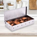 Edelstahl-Rauchbox Holzhackschnitzel-Grill-Rauchbox – Bild 7