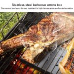 Edelstahl-Rauchbox Holzhackschnitzel-Grill-Rauchbox – Bild 9