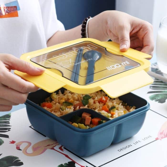 Lunchbox, einfache Lunchbox mit versiegeltem, auslaufsicherem Fach, Color Random Delivery – Bild 1