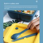 Lunchbox, einfache Lunchbox mit versiegeltem, auslaufsicherem Fach, Color Random Delivery – Bild 4