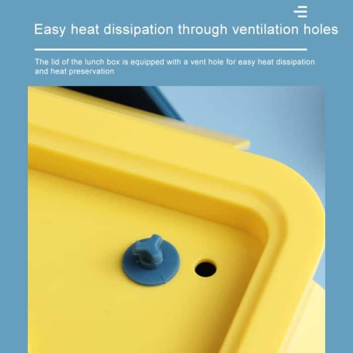 Lunchbox, einfache Lunchbox mit versiegeltem, auslaufsicherem Fach, Color Random Delivery – Bild 5