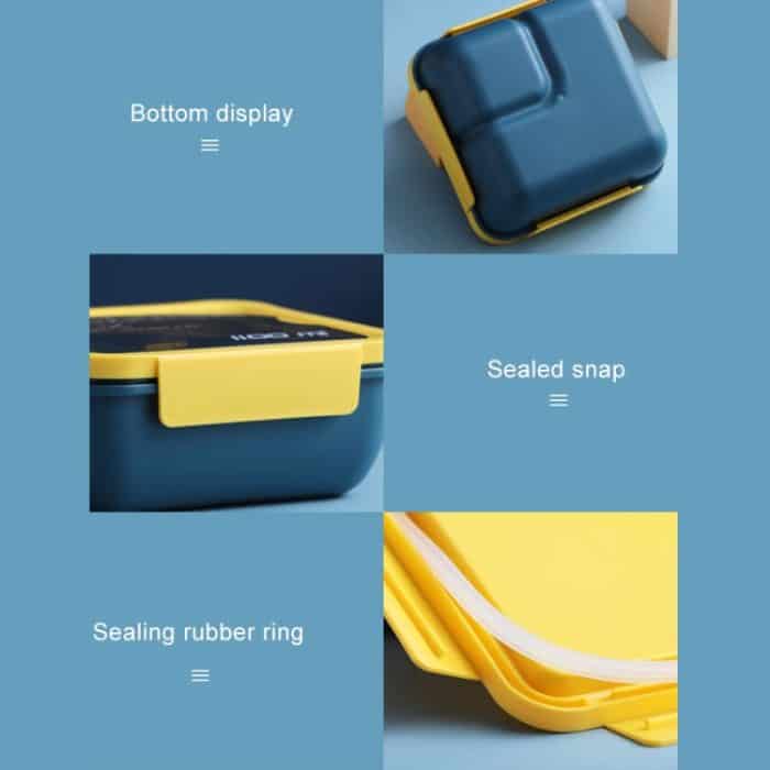 Lunchbox, einfache Lunchbox mit versiegeltem, auslaufsicherem Fach, Color Random Delivery – Bild 6