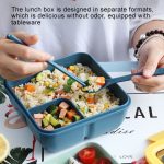 Lunchbox, einfache Lunchbox mit versiegeltem, auslaufsicherem Fach, Color Random Delivery – Bild 9