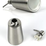 SH104 350ml Edelstahlgeschirr Waschmittelflüssigkeit Flasche Hand Sanitizer Flasche Manuelle Seifenspender – Bild 6