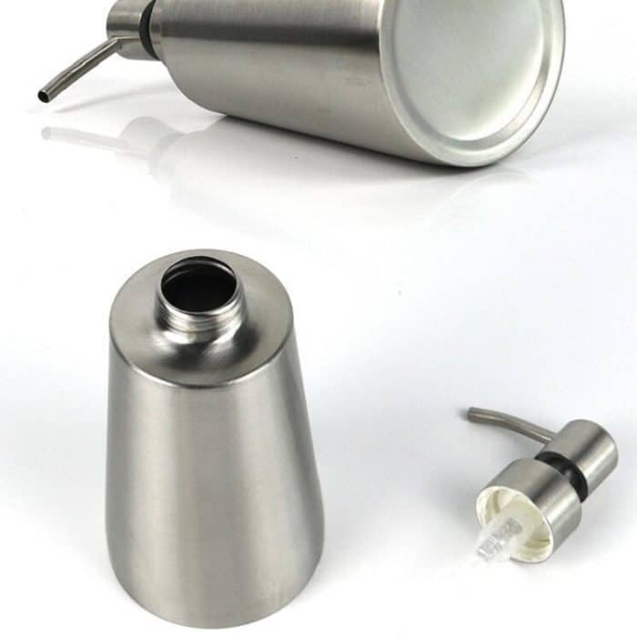 SH104 350ml Edelstahlgeschirr Waschmittelflüssigkeit Flasche Hand Sanitizer Flasche Manuelle Seifenspender – Bild 6