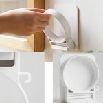 5 Stück Badezimmer-Aufbewahrungsregal zur Wandmontage, Haartrocknerregal, Wall-mounted Hair Dryer Rack – Bild 4