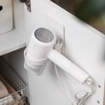 5 Stück Badezimmer-Aufbewahrungsregal zur Wandmontage, Haartrocknerregal, Wall-mounted Hair Dryer Rack – Bild 6