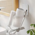 5 Stück Badezimmer-Aufbewahrungsregal zur Wandmontage, Haartrocknerregal, Wall-mounted Hair Dryer Rack – Bild 7
