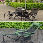 Tragbare Outdoor Klappliege Wild Angeln Camping Freizeit Hocker Edelstahl Klapp Strand Stuhl Möbel – Bild 7
