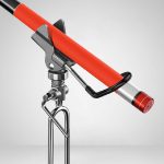 Edelstahl-Angelhalterung, Wurfrute, Meeresrute, Handrute, Angelrutenhalterung, B Gray, A Purple