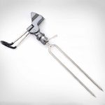 Edelstahl-Angelhalterung, Wurfrute, Meeresrute, Handrute, Angelrutenhalterung, B Gray, A Purple – Bild 2