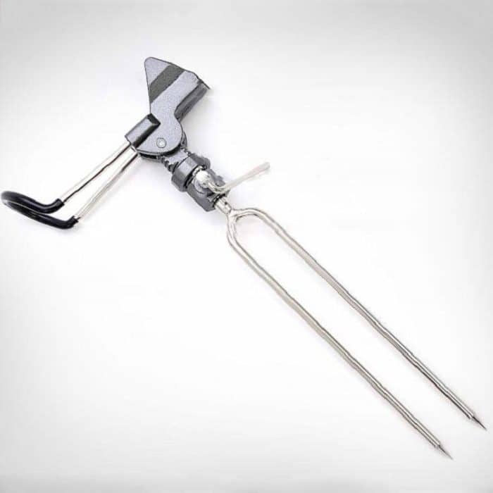 Edelstahl-Angelhalterung, Wurfrute, Meeresrute, Handrute, Angelrutenhalterung, B Gray, A Purple – Bild 2