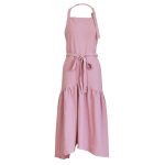 Lange Slim-Fit-Schürze aus Baumwollleinen mit Fischschwanz, Floristen-Maniküre-Shop-Overall – Bild 2